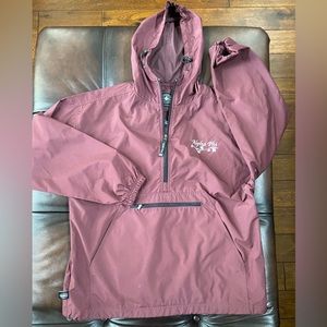 Charles river rain jacket - size small - alpha phi